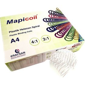 Mapi Mapicoil 3:1 22 mm Beyaz 50 Adet Plastik Helezon Spiral