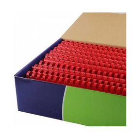 Mapibind 12 mm Kırmızı 100'lü Plastik Spiral