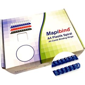 Mapibind 22 mm Lacivert 50 Adet Plastik Spiral