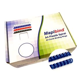 Mapibind 22 mm Lacivert 50 Adet Plastik Spiral