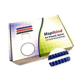 Mapibind 22 mm Lacivert 50 Adet Plastik Spiral