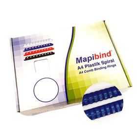 Mapibind 32 mm Lacivert 50 Adet Plastik Spiral