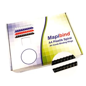 Mapibind 32 mm Siyah 50 Adet Plastik Spiral