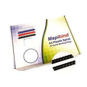 Mapibind 32 mm Siyah 50 Adet Plastik Spiral