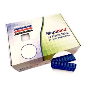Mapibind 38 mm Lacivert 50 Adet Plastik Spiral