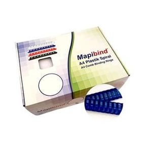 Mapibind 38 mm Lacivert 50 Adet Plastik Spiral