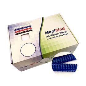 Mapibind 45 mm Lacivert 50 Adet Plastik Spiral