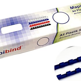 Mapibind 6 mm Lacivert 100 Adet Plastik Spiral