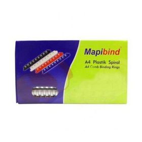 Mapibind 8 mm Beyaz 100'lü Plastik Spiral