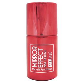 Mara Ayna Efektli Metalik Gümüş 15 ml Oje