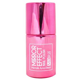 Mara Ayna Efektli Metalik Pembe Oje