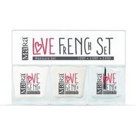Mara Beyaz Love French Manicure Set