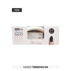 Mara Black No:01 Kalıcı Oje Seti