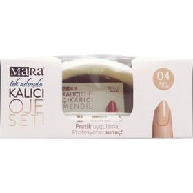 Mara Light Cream No:04 Kalıcı Oje Seti