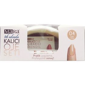 Mara Light Cream No:04 Kalıcı Oje Seti