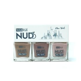 Mara Nude Serisi New York 3'lü Oje