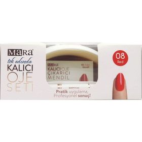Mara Red 08 Kalıcı Oje Seti