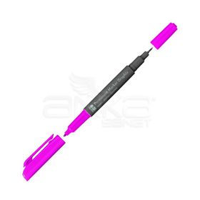 Marabu 1.0 mm-0.5 mm 131 Raspberry Graphix Permanent Marker Çift Uçlu Kalem