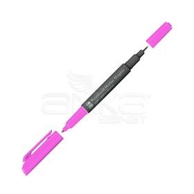 Marabu 1.0 mm-0.5 mm 133 Rose Pink Graphix Permanent Marker Çift Uçlu Kalem