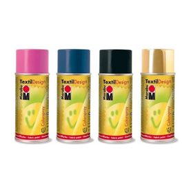 Marabu 150 ml Beyaz Tekstil Design Spray Kumaş Boyası
