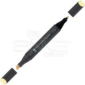 Marabu 243321 218 Pastel Yellow Graphix Sketch Marker Çift Uçlu Kalem