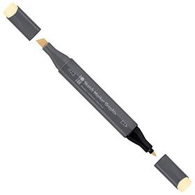 Marabu 243321 218 Pastel Yellow Graphix Sketch Marker Çift Uçlu Kalem