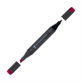 Marabu 243326 912 Alizarin Red Graphix Sketch Marker Çift Uçlu Kalem
