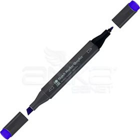 Marabu 243332 950 Brilliant Violet Graphix Sketch Marker Çift Uçlu Kalem