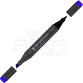Marabu 243332 950 Brilliant Violet Graphix Sketch Marker Çift Uçlu Kalem