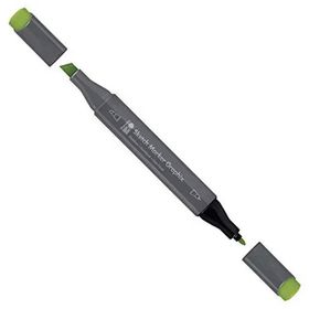 Marabu 243338 962 Olive Green Light Graphix Sketch Marker Çift Uçlu Kalem