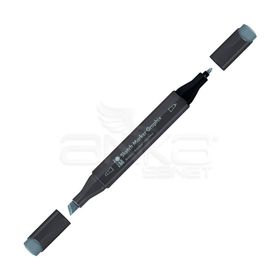 Marabu 243346 986 Cool Grey Deep Graphix Sketch Marker Çift Uçlu Kalem
