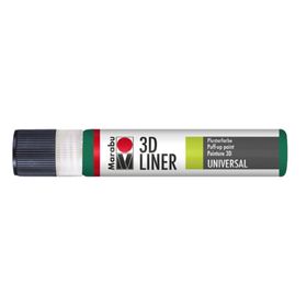 Marabu 3D Liner 25 ml Rich Green Kumaş Boyası