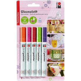 Marabu 5'li Set Glas Painter Cam Marker Kalem
