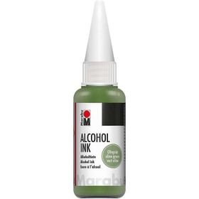 Marabu Alcohol Olive Green 20 ml Akrilik Mürekkep