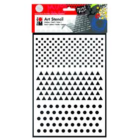 Marabu Art A4 Basic Combinatio Stencil