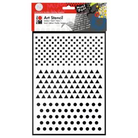 Marabu Art A4 Basic Combinatio Stencil