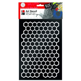 Marabu Art A4 Honey Comb Stencil