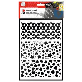 Marabu Art A4 Moder Combinatio Stencil