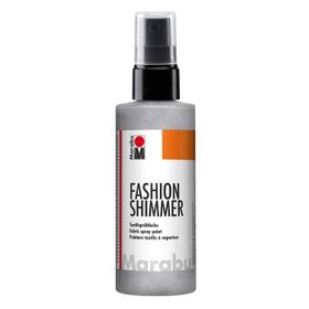 Marabu Fashion Shimmer 100 ml 581 Silver Spray Kumaş Boyası