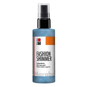 Marabu Fashion Shimmer 100 ml 595 Sky Blue Spray Kumaş Boyası