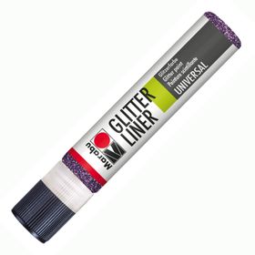 Marabu Glitter Liner 25 ml Amethyst Akrilik Boya
