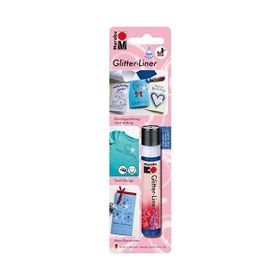 Marabu Glitter Liner 25 ml Blisterli Safir Akrilik Boya