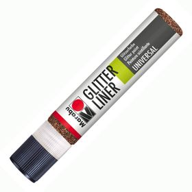 Marabu Glitter Liner 25 ml Espresso Akrilik Boya