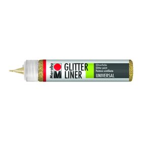 Marabu Glitter Liner 25 ml Gold Akrilik Boya