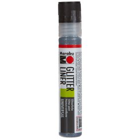 Marabu Glitter Liner 25 ml Graphite Akrilik Boya