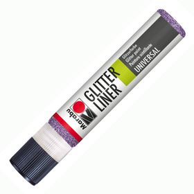 Marabu Glitter Liner 25 ml Lavender Akrilik Boya