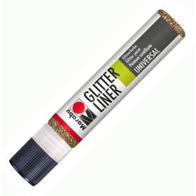 Marabu Glitter Liner 25 ml Nougat Akrilik Boya