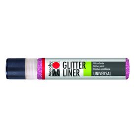 Marabu Glitter Liner 25 ml Pink Akrilik Boya