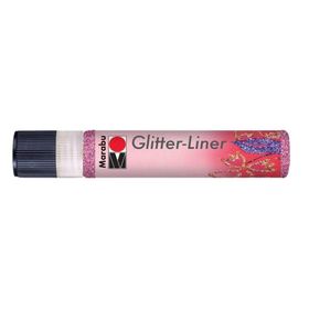 Marabu Glitter Liner 25 ml Pink Akrilik Boya