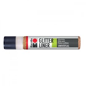 Marabu Glitter Liner 25 ml Red Gold Akrilik Boya
